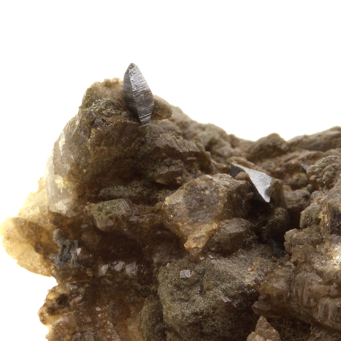 Anatase + Quartz. 147.5 carats. Col de La Madeleine, Savoie, France
