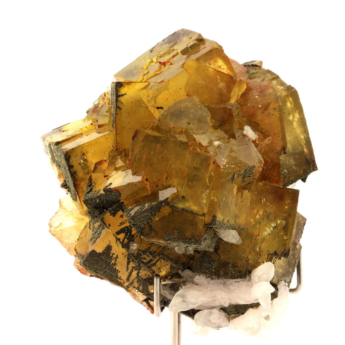 Fluorite, Calcite, Pyrite. 1374.5 carats. Villabona Mines, Asturias, Espagne