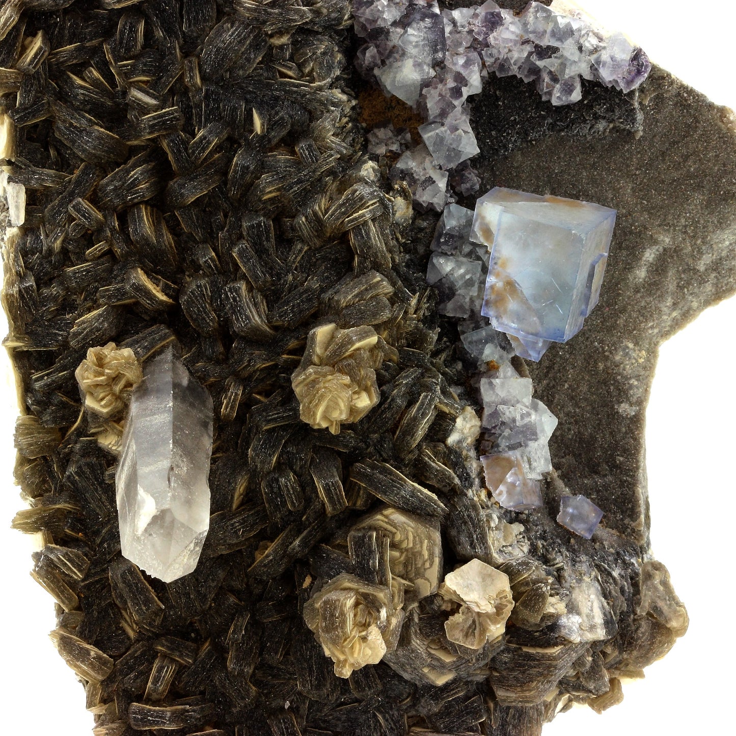 Muscovite + Quartz + Fluorite. 5610.0 carats. Xianghualing, Chenzhou, Chine