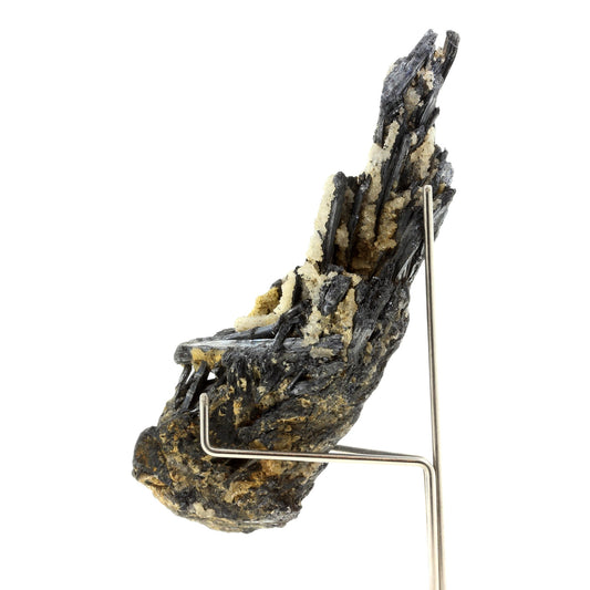 Stibnite + Quartz & Baryte. 465.5 carats. Maramures, Roumanie