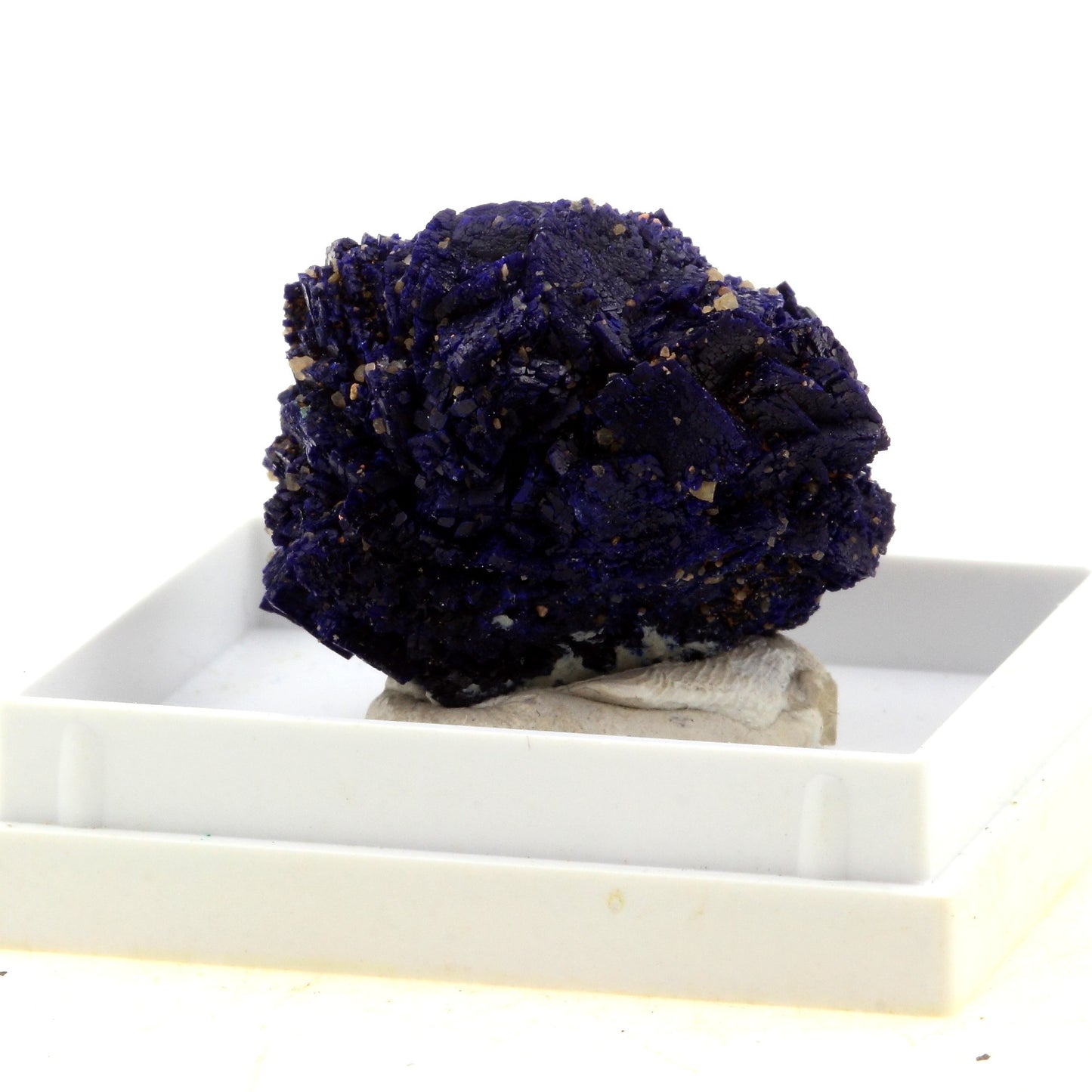 Chessylite (Azurite). 103.5 carats. Chessy-les-Mines, France