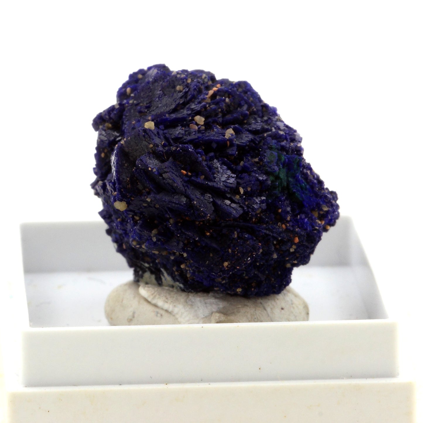 Chessylite (Azurite). 103.5 carats. Chessy-les-Mines, France