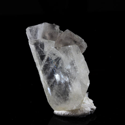 Fluorite + Baryte. 24.5 carats. Fontsante Mine, Var, France