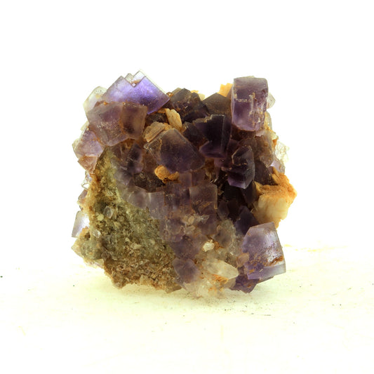 Fluorite + Quartz + Baryte. 156.50 carats. La Cabaña, Berbes, Espagne