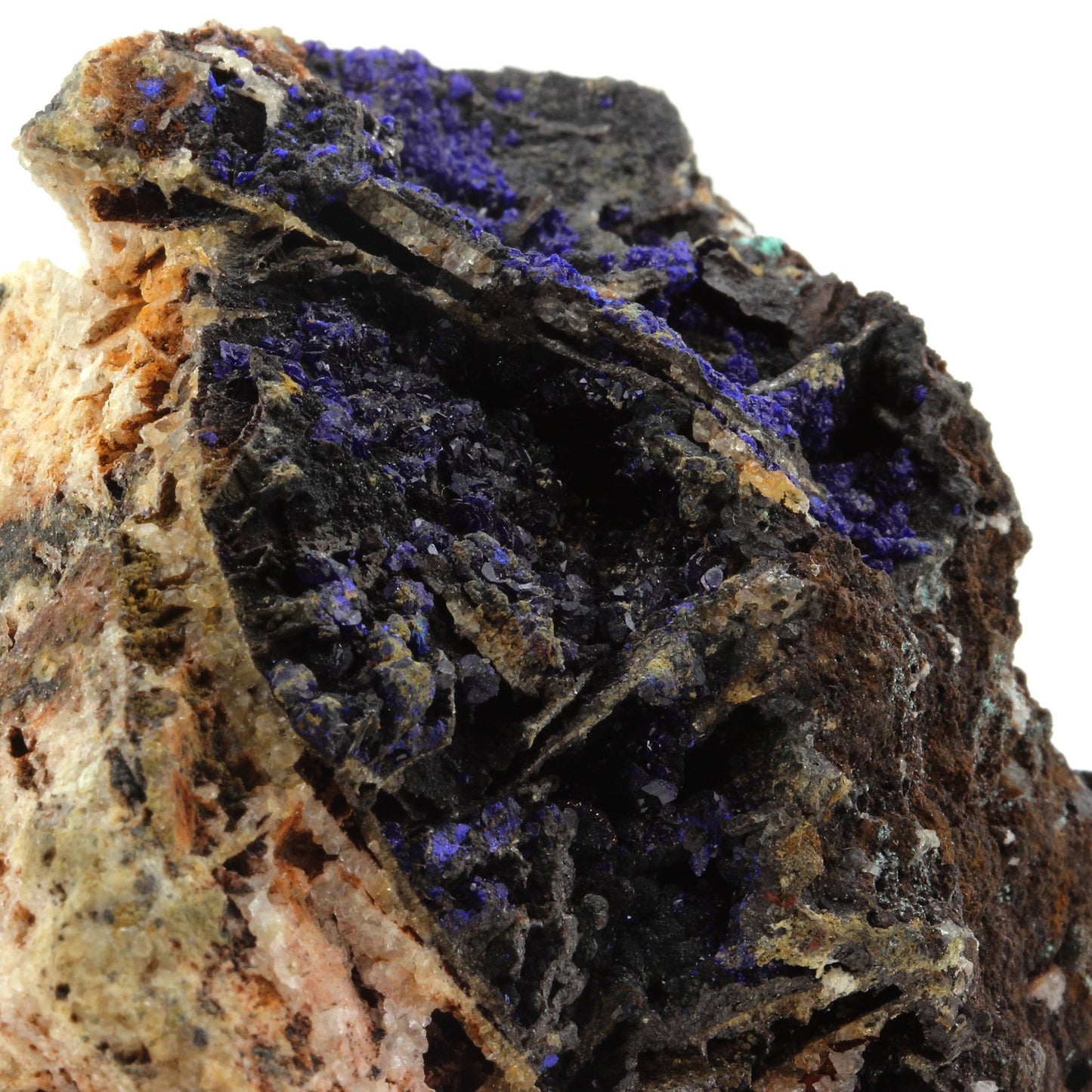 Cuprite + Azurite. 1767.0 carats. Mont-Roc Mine, Tarn, France