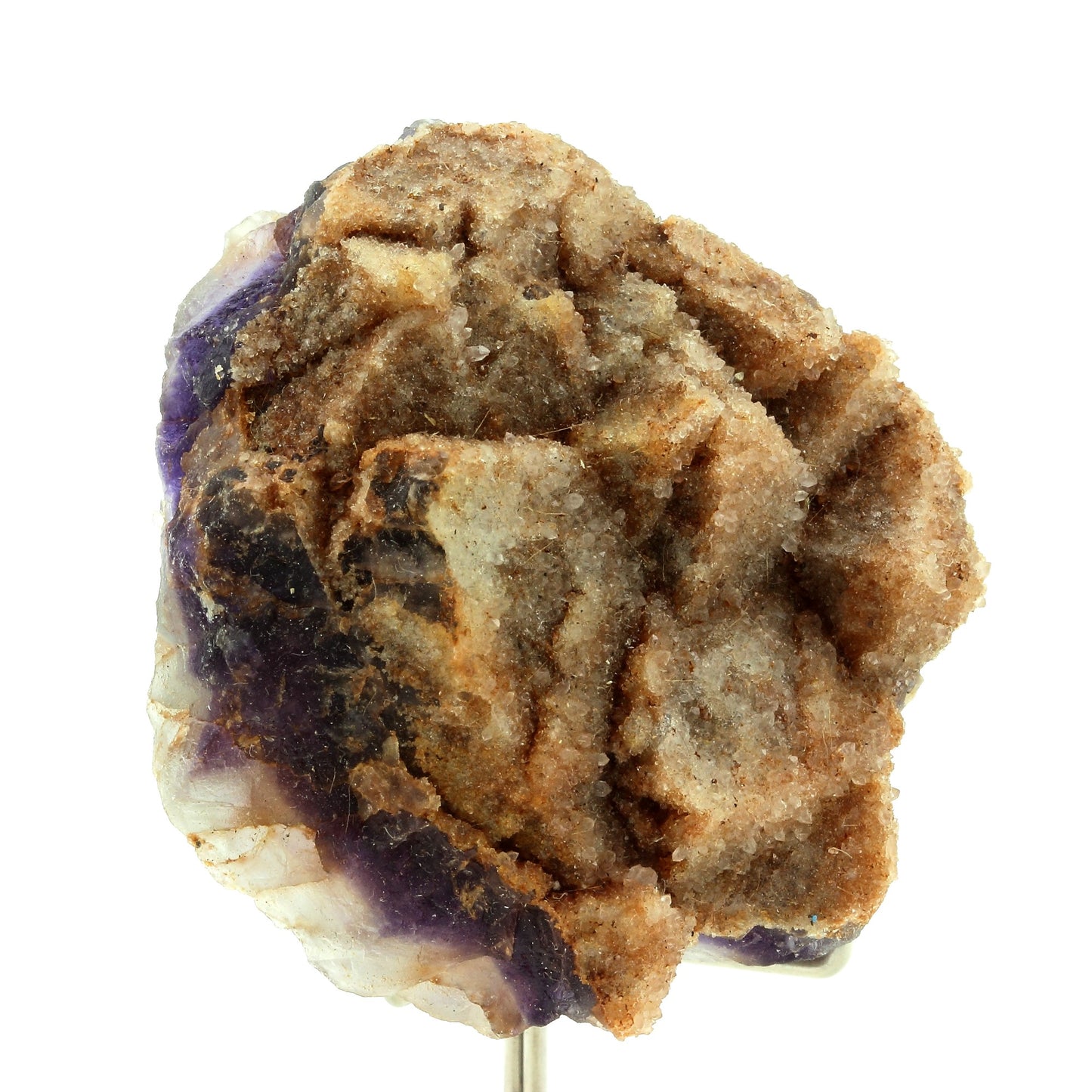 Fluorite + Quartz. 640.0 carats. Mine de Fonsante, Var, France