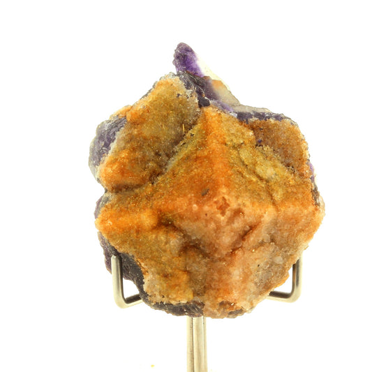 Fluorite + Quartz. 244.0 carats. Mine de Fonsante, Var, France