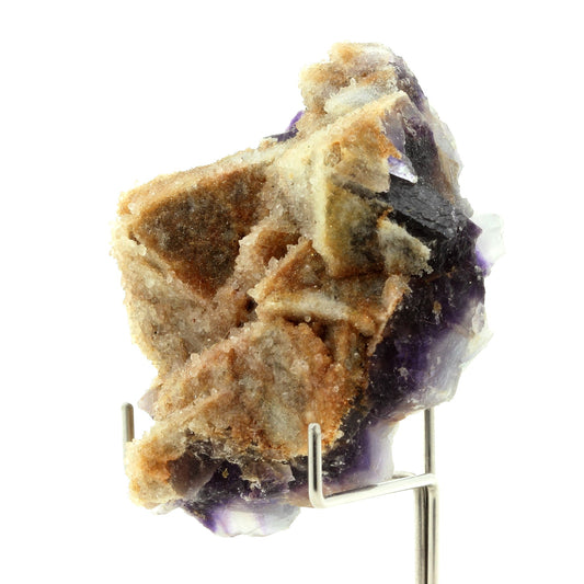 Fluorite + Quartz. 535.0 carats. Mine de Fonsante, Var, France