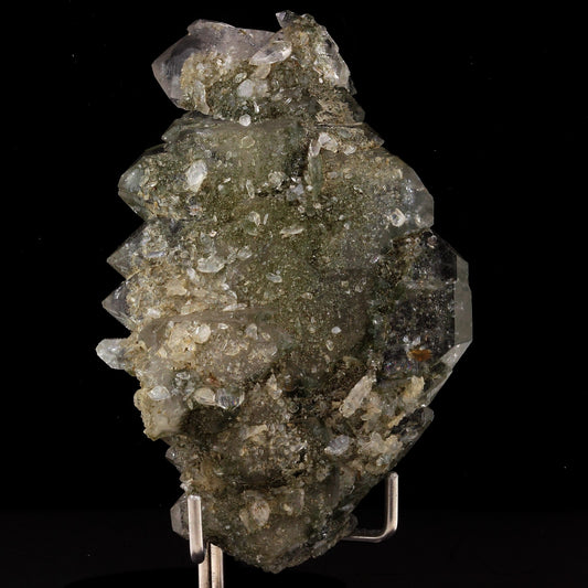 Quartz à Ame + Chlorite. 202.0 carats. Les Chapieux, Bourg-Saint-Maurice, France