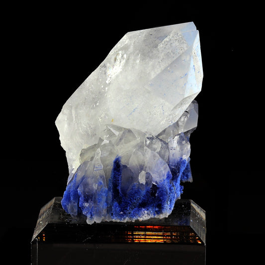 Quartz + Dumortierite, 546.0 carats, Vaca Morta quarry, Bahia, Brésil