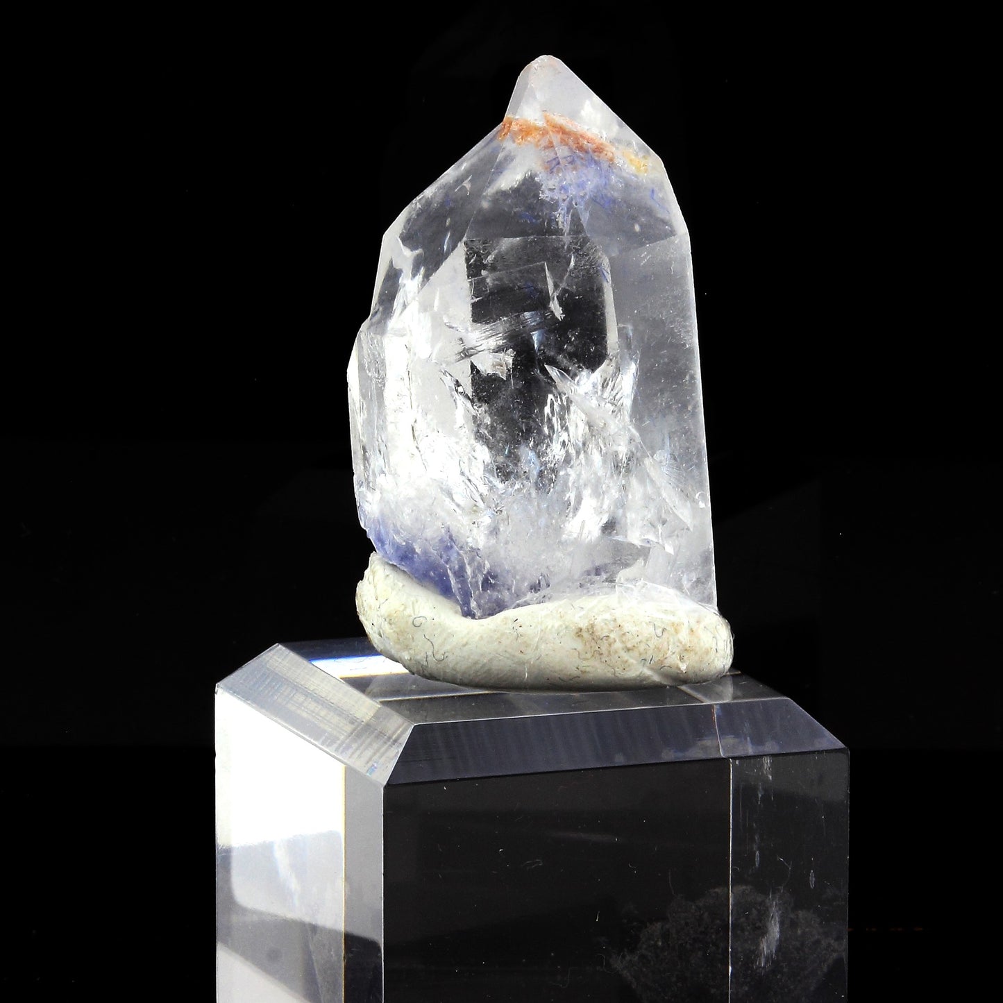 Quartz + Dumortierite, 245.0 carats, Vaca Morta quarry, Bahia, Brésil