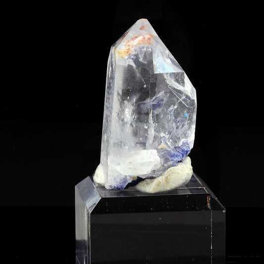 Quartz + Dumortierite, 245.0 carats, Vaca Morta quarry, Bahia, Brésil