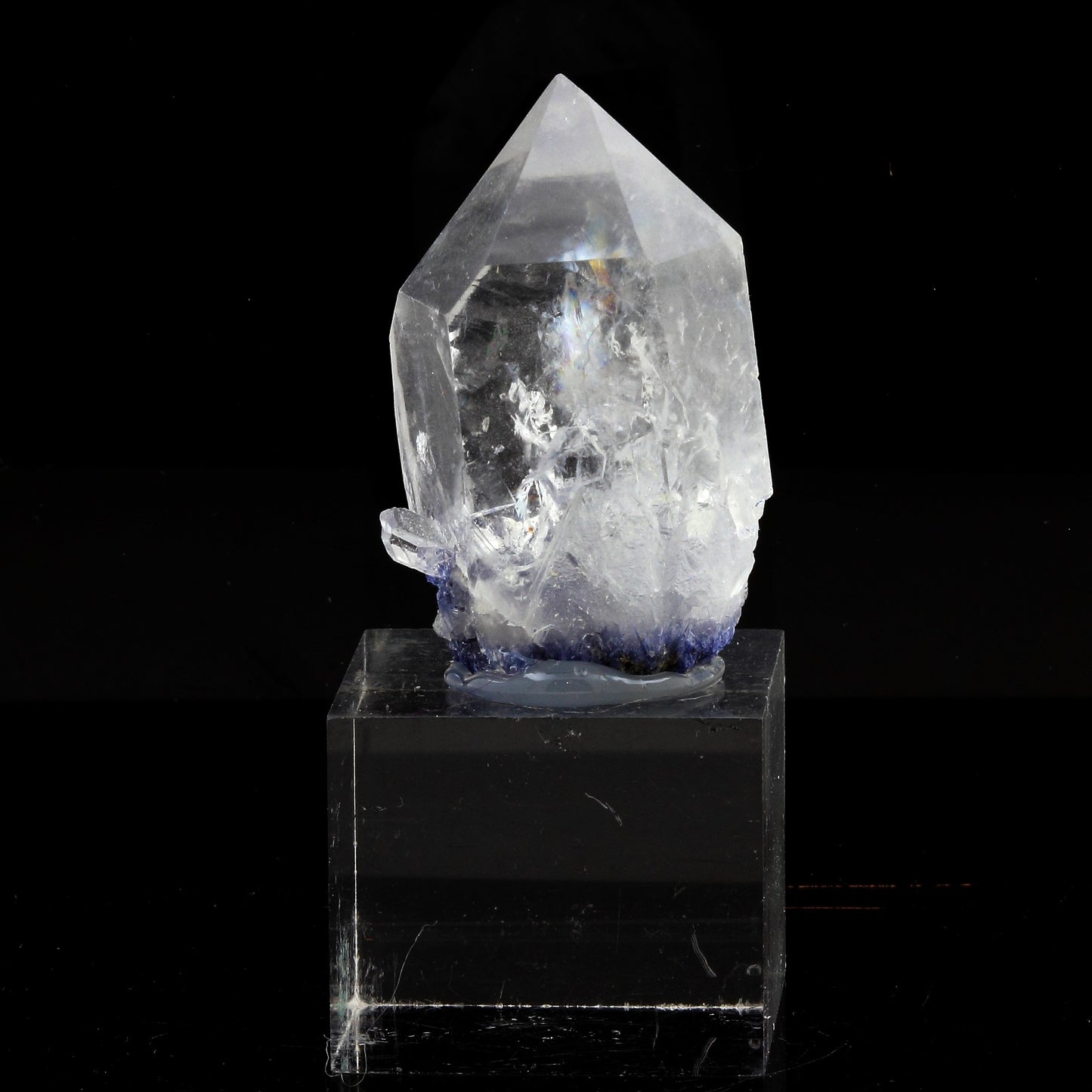 Quartz + Dumortierite, 158.5 carats, Bahia, Brésil