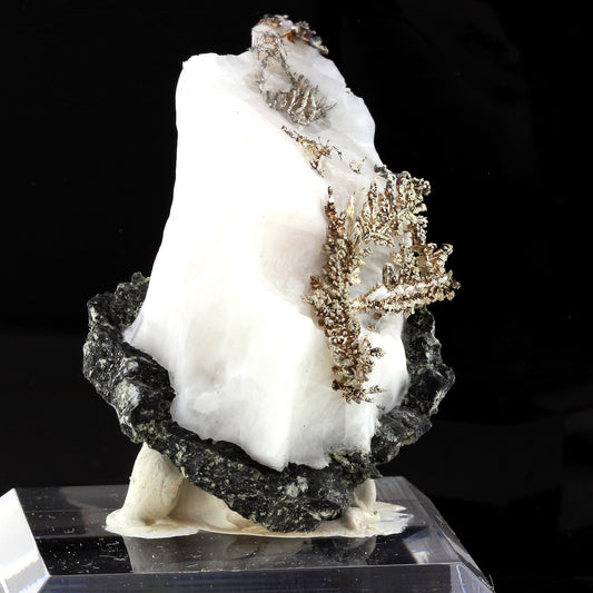 Argent natif. 661.5 carats. Imiter Mine, Drâa-Tafilalet, Maroc