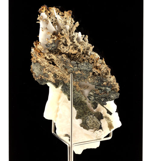 Argent natif. 799.0 carats. Imiter Mine, Drâa-Tafilalet, Maroc