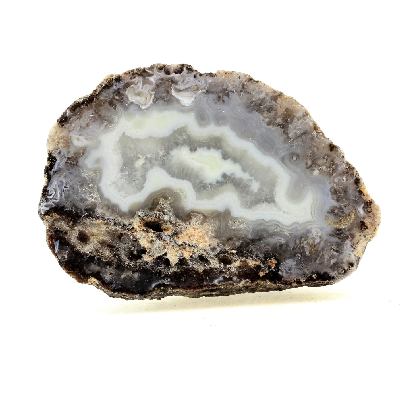 Agate en provenance de Salto de Jacui, Rio Grande do Sul, Brésil