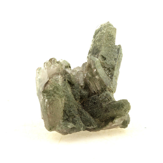 Quartz fumé + Chlorite. 147.30 carats. Vallon de la Valette, La lauzière, France