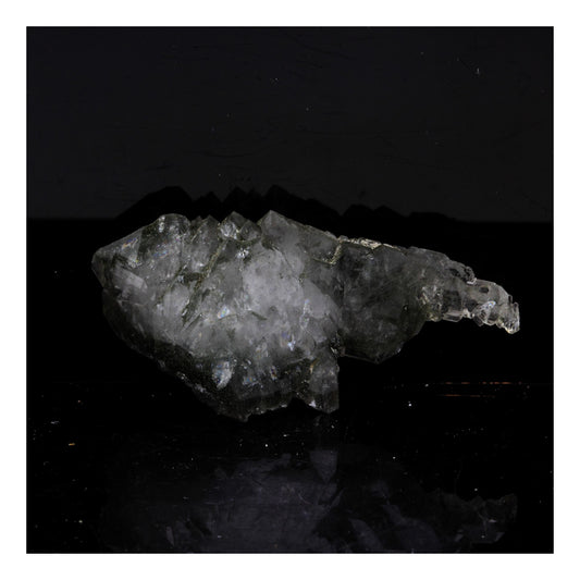 Quartz + Chlorite. 39.0 carats. Les Chapieux, Tarentaise, France