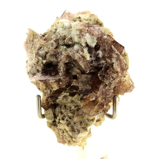 Axinite + Prehnite. 154.0 carats. Chamrousse, Belledonne, Isère, France