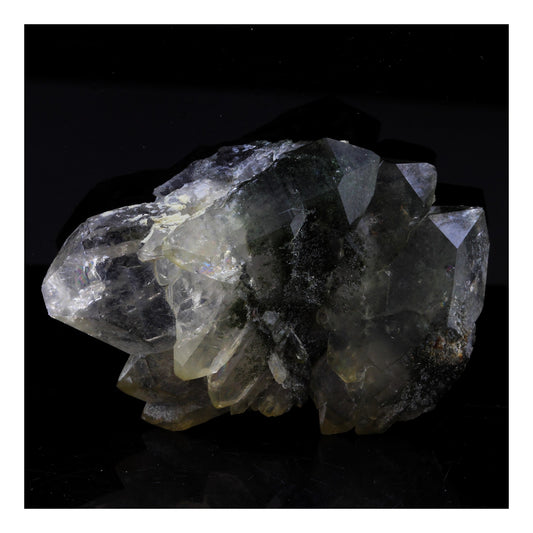 Quartz fumé + Chlorite. 130.0 carats. Les Chapieux, Tarentaise, France