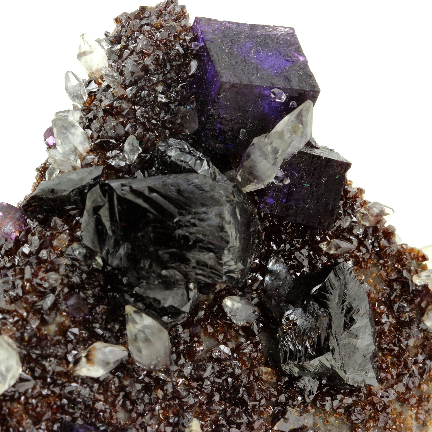 Fluorite + Calcite + Sphalerite, 1018.5 carats, Elmwood mine, Carthage, USA