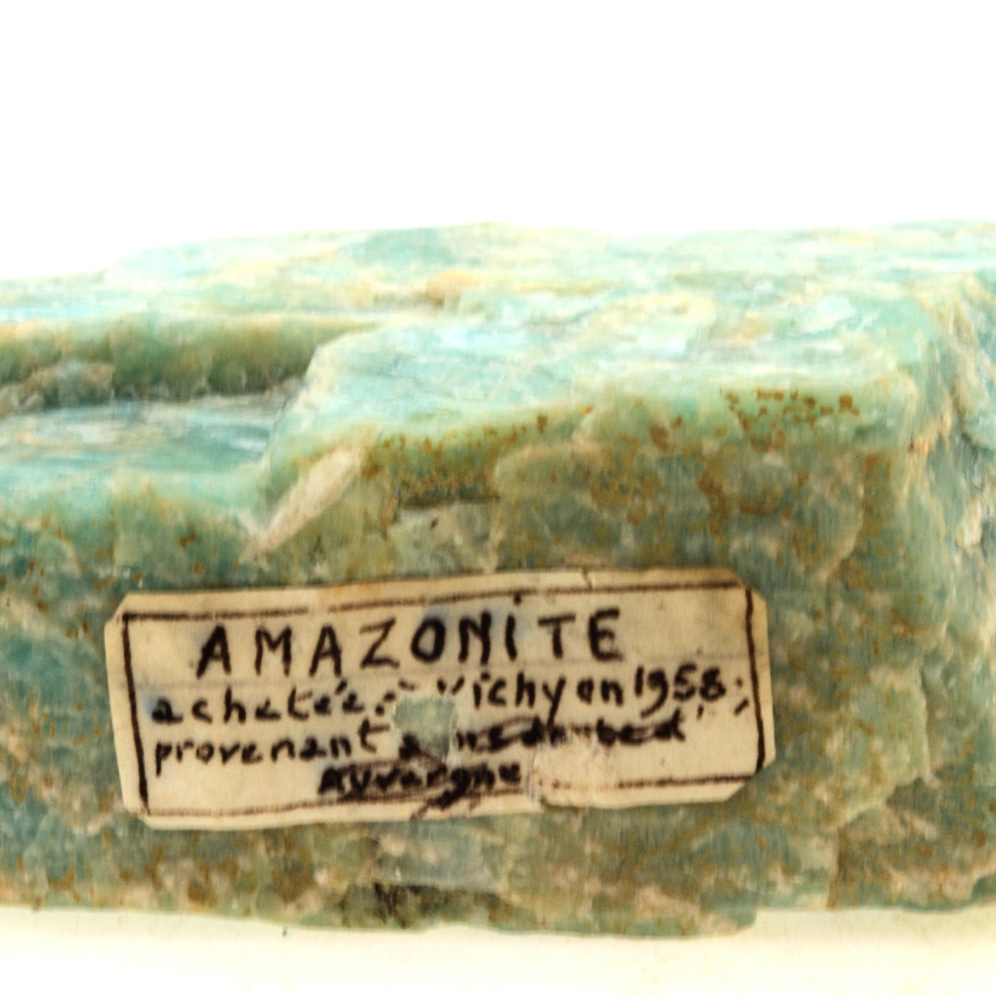 Amazonite en provenance de Pikes Peak, El Paso County, Colorado, USA