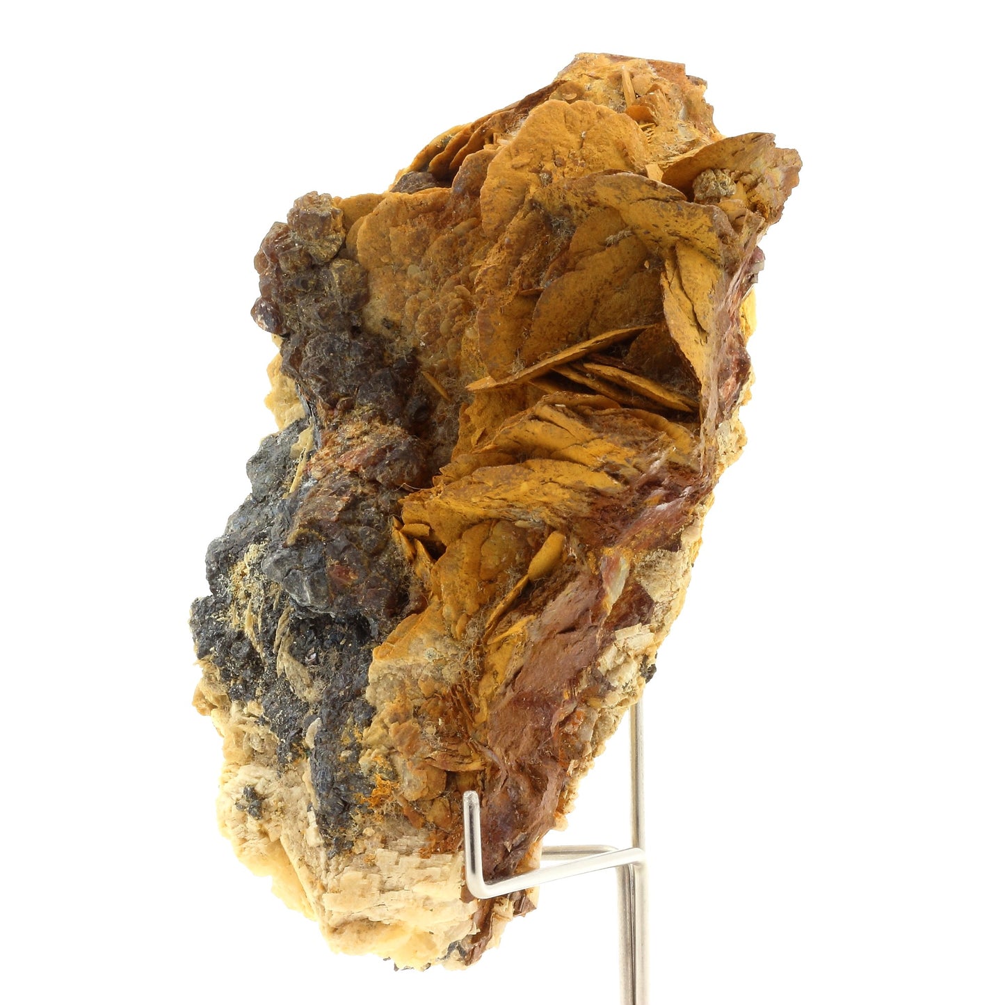 Sidérite + Sphalerite + Bournonite. 1170.0 carats. Mine de Pierre Rousse, Vizille, France