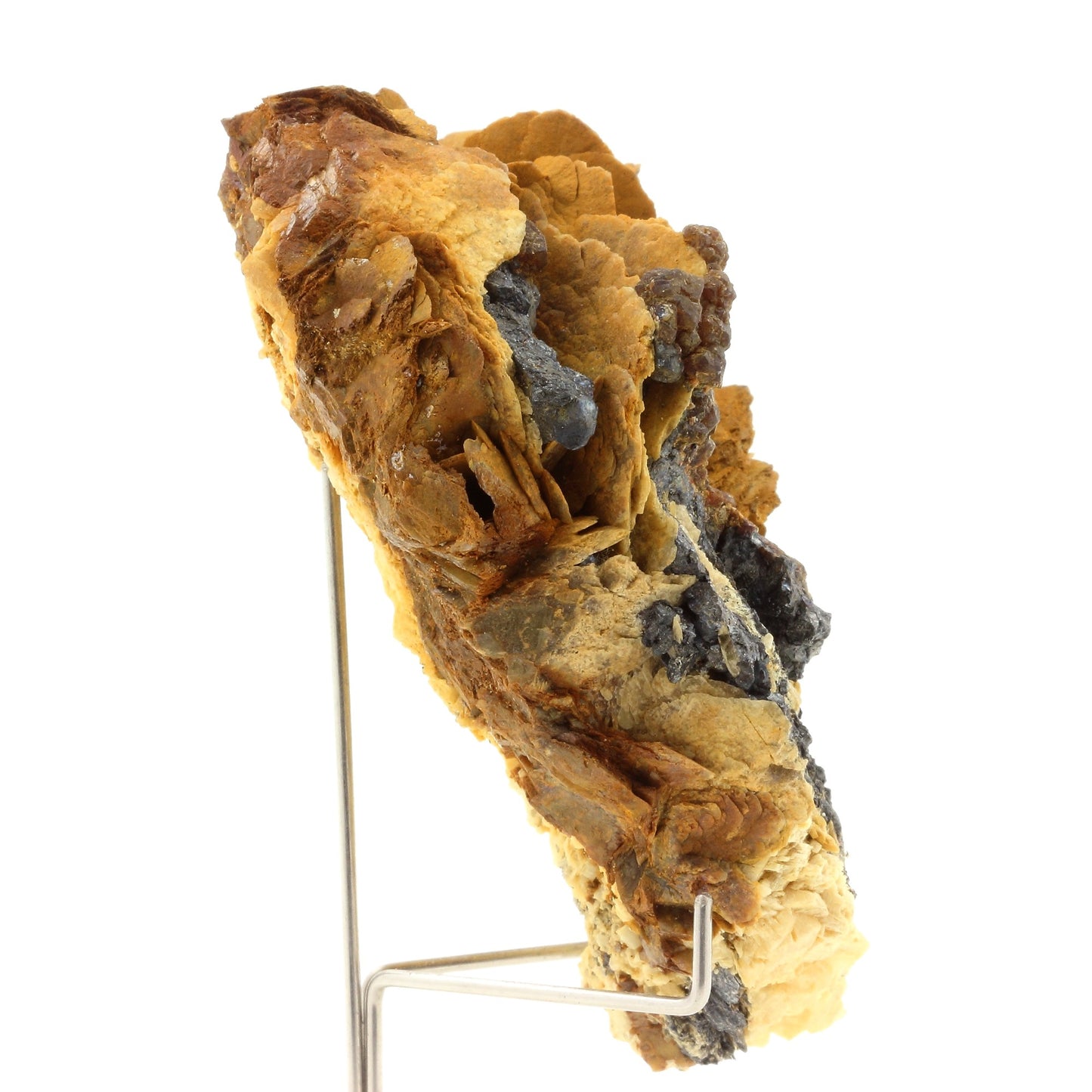 Sidérite + Sphalerite + Bournonite. 1170.0 carats. Mine de Pierre Rousse, Vizille, France