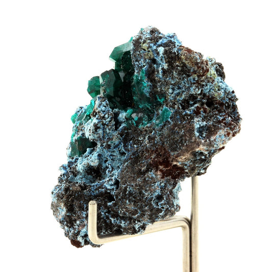 Dioptase. 81.0 carats. Pimbi hill, Mindouli, Congo
