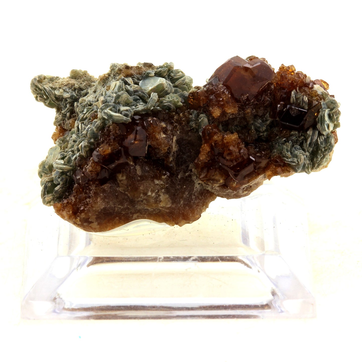 Grenat Hessonite. 56.0 carats. Val de Suza, Piedmont, Italie