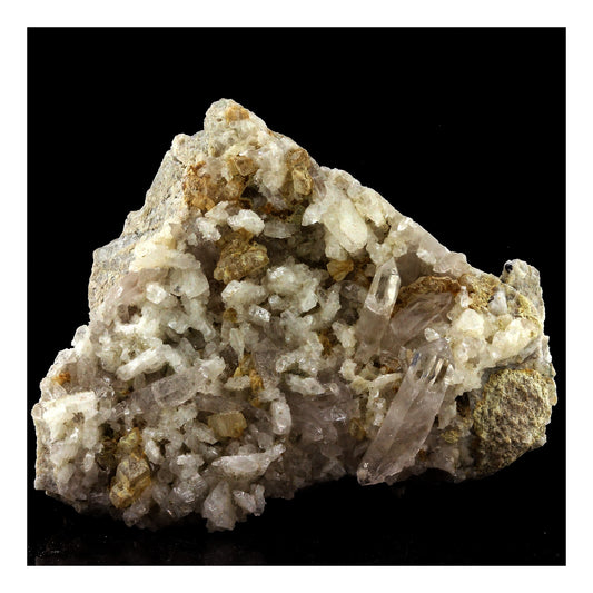 Quartz + Albite + Calcite en provenance de Plan-du-Lac, Oisans, France