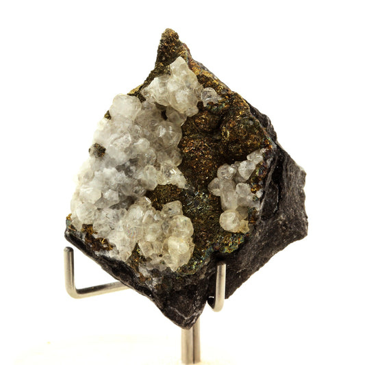 Chalcopyrite + Calcite, 165.80 carats, Anduze, Gard, France