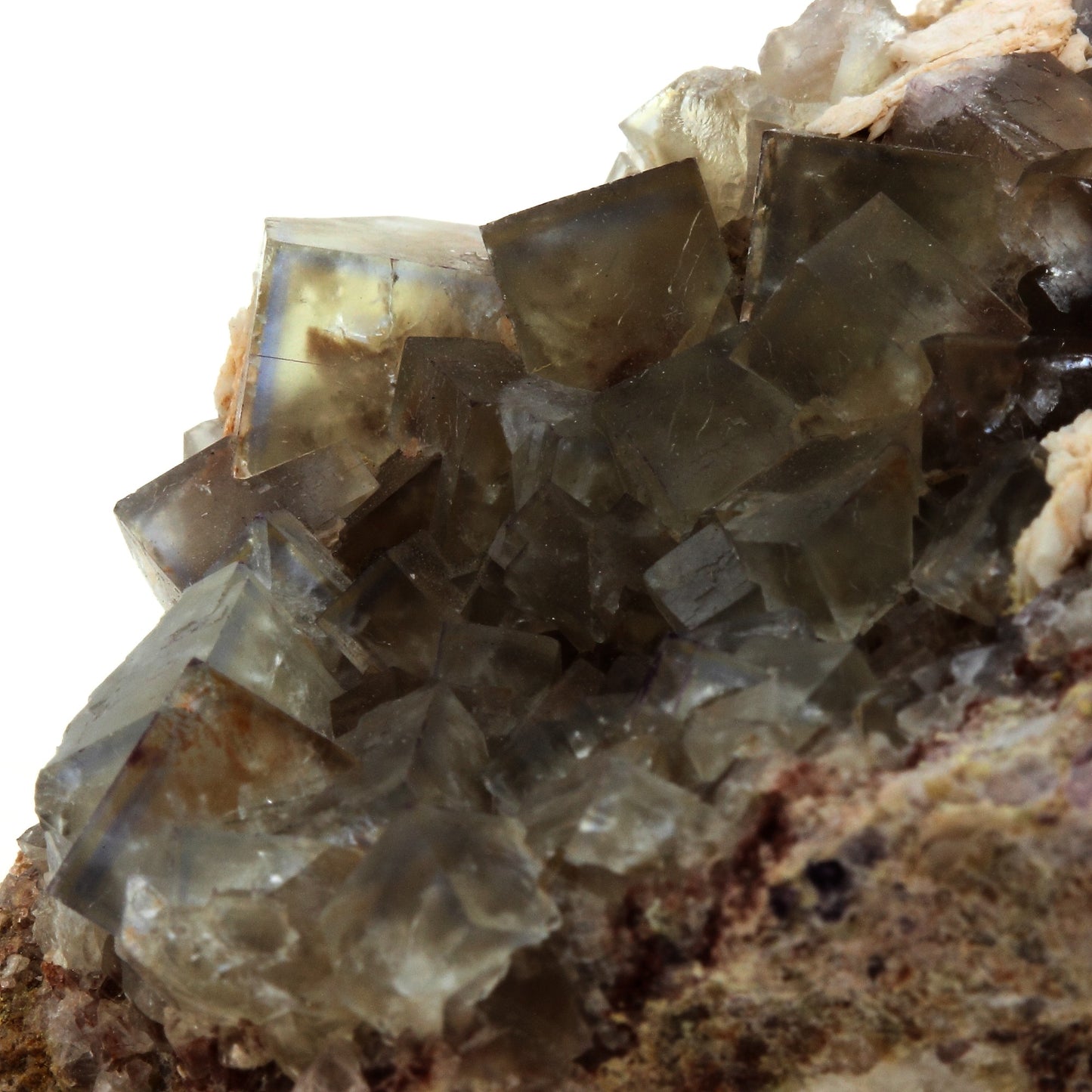 Fluorite + Baryte. 541.55 carats. Lantignié, Beaujeu, Rhône, France