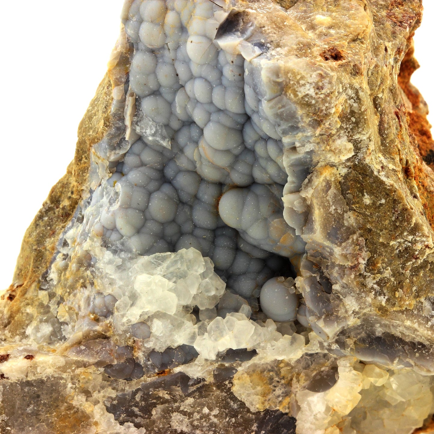 Calcédoine bleue, 1560.0 carats, Porcieu-Amblagnieu, Isère, France