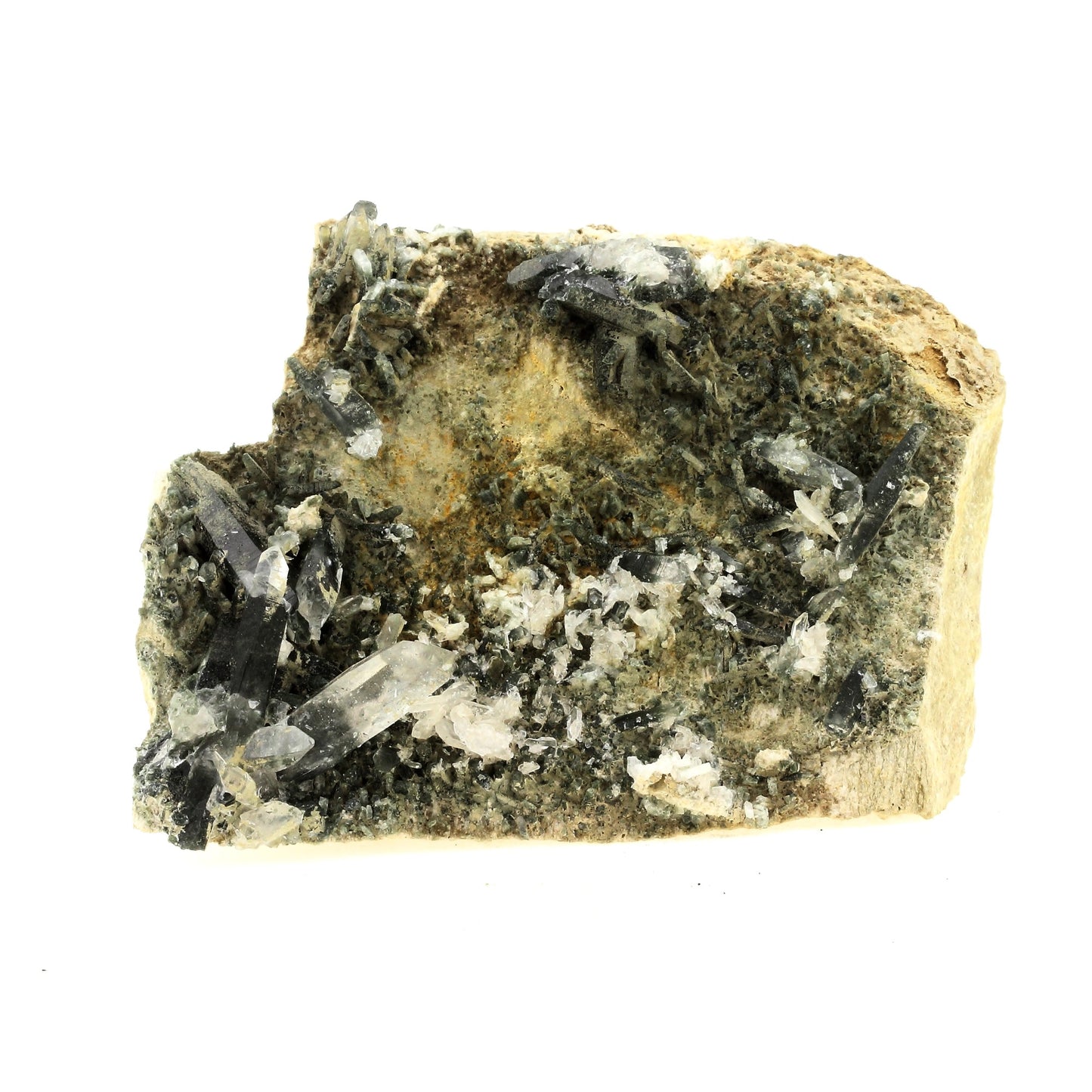 Quartz + Chlorite + Albite en provenance de Comborsier, Massif du Beaufortin, Vallée de la Tarentaise, Savoie, France