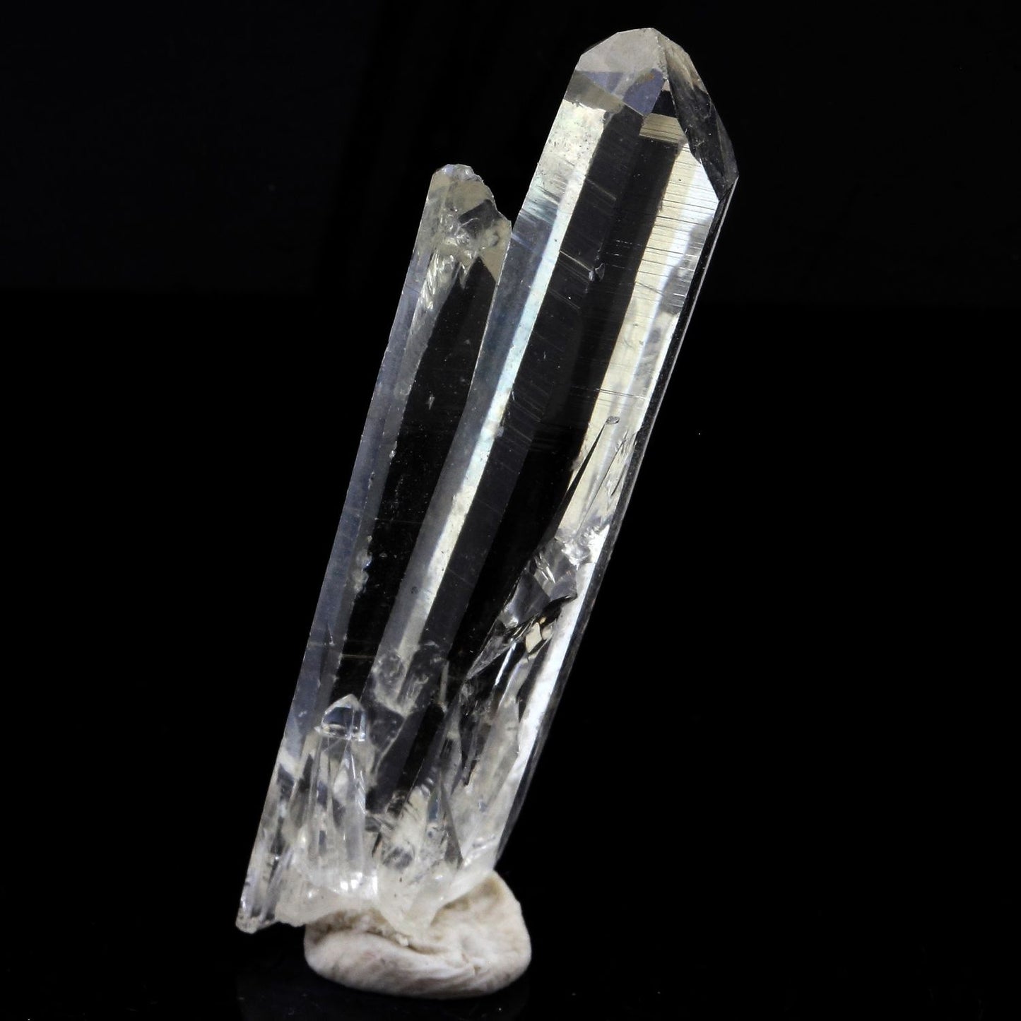 Quartz mineral. 35.15 carats La Gardette Mine, Bourg d'Oisans, Isère, France
