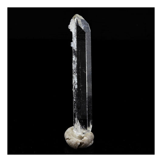 Quartz mineral. 7.43 carats. La Gardette Mine, Bourg d'Oisans, Isère, France