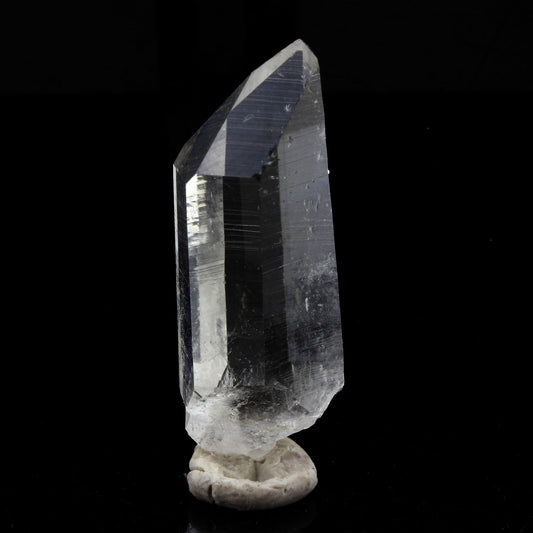 Quartz mineral. 31.14 carats. La Gardette Mine, Bourg d'Oisans, Isère, France