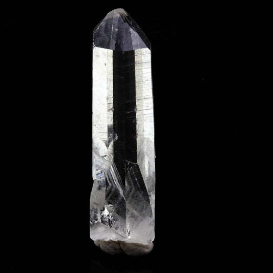 Quartz mineral. 26.58 carats. La Gardette Mine, Bourg d'Oisans, Isère, France