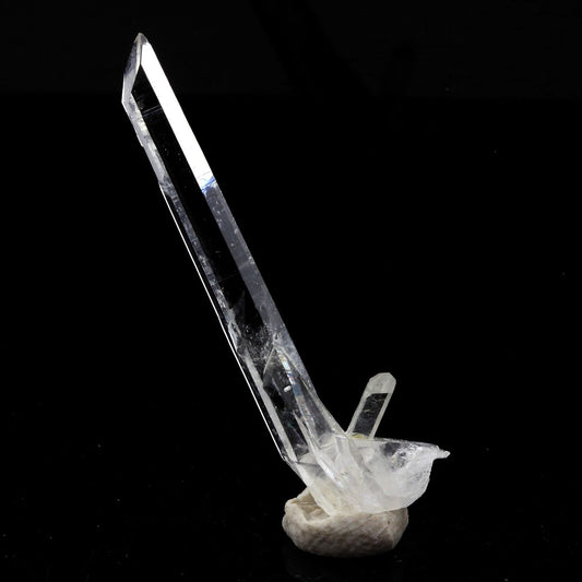 Quartz mineral. 5.66 carats. La Gardette Mine, Bourg d'Oisans, Isère, France
