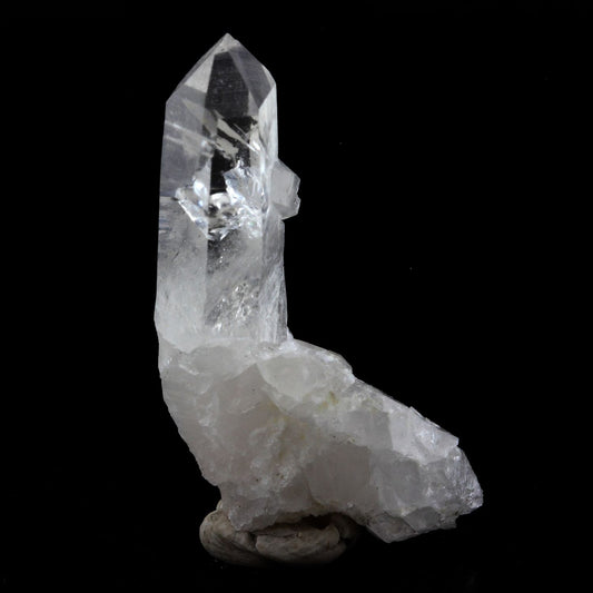 Quartz mineral. 24.81 carats. La Gardette Mine, Bourg d'Oisans, Isère, France
