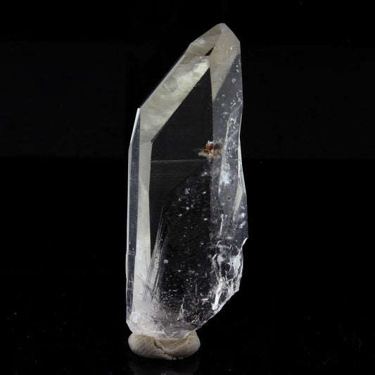 Quartz mineral. 56.66 carats. La Gardette Mine, Bourg d'Oisans, Isère, France