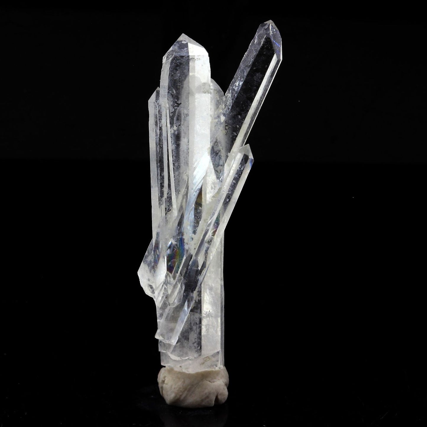 Quartz mineral. 19.12 carats. La Gardette Mine, Bourg d'Oisans, Isère, France