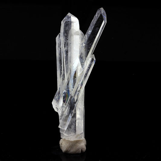 Quartz mineral. 19.12 carats. La Gardette Mine, Bourg d'Oisans, Isère, France