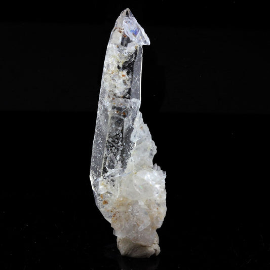Quartz mineral. 25.22 carats. La Gardette Mine, Bourg d'Oisans, Isère, France