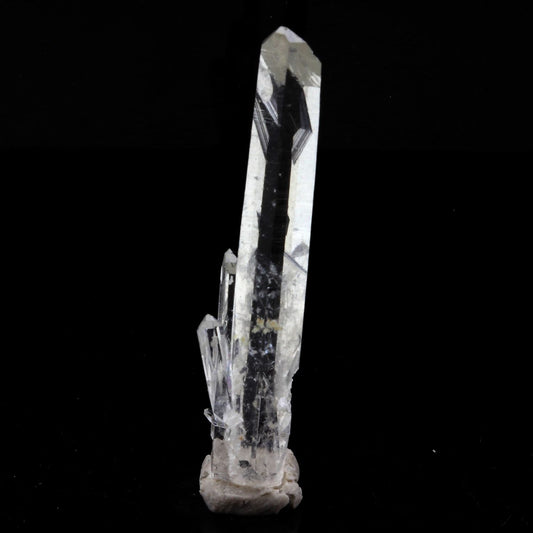 Quartz mineral. 12.48 carats. La Gardette Mine, Bourg d'Oisans, Isère, France