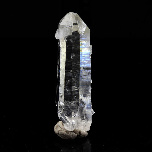 Quartz mineral. 31.41 carats. La Gardette Mine, Bourg d'Oisans, Isère, France