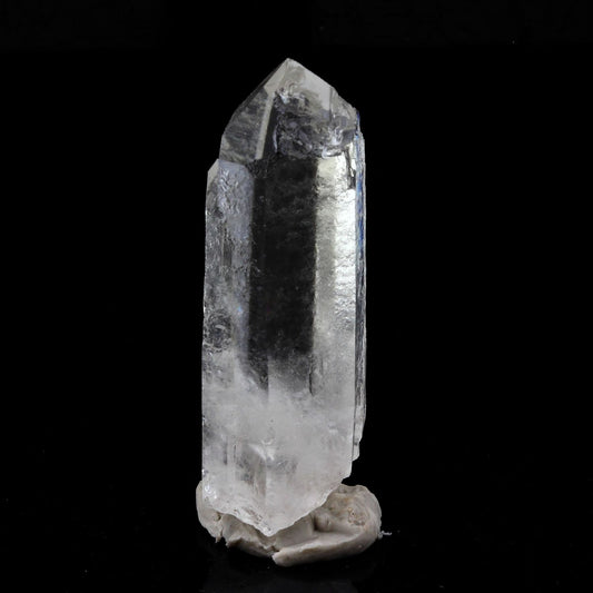 Quartz mineral. 21.74 carats. La Gardette Mine, Bourg d'Oisans, Isère, France
