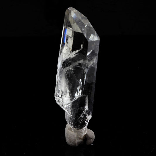 Quartz mineral. 21.07 carats. La Gardette Mine, Bourg d'Oisans, Isère, France