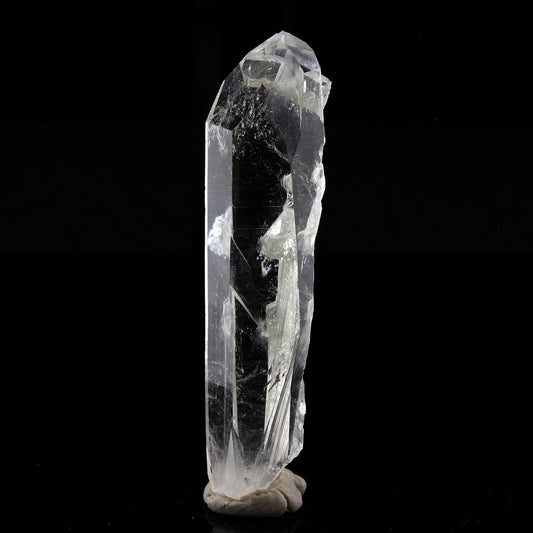 Quartz mineral. 44.79 carats. La Gardette Mine, Bourg d'Oisans, Isère, France